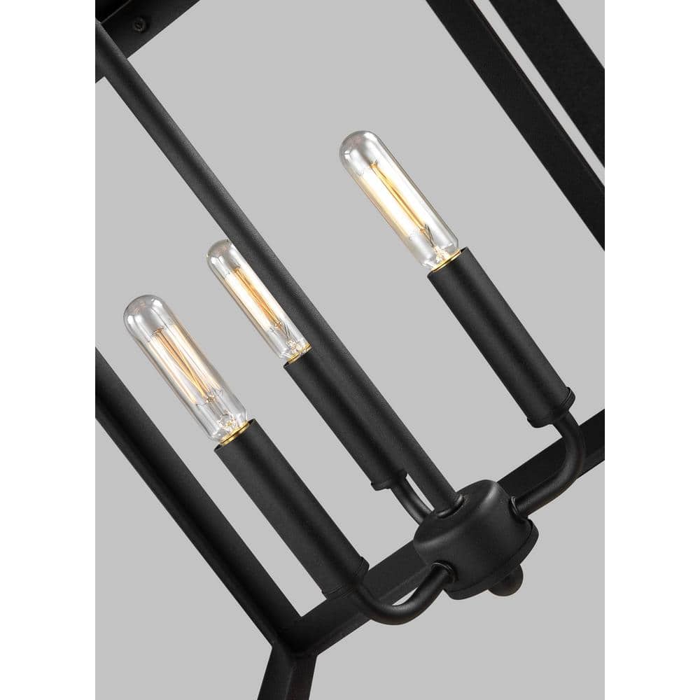 Labette Black Medium 3-Light Farmhouse Pendant