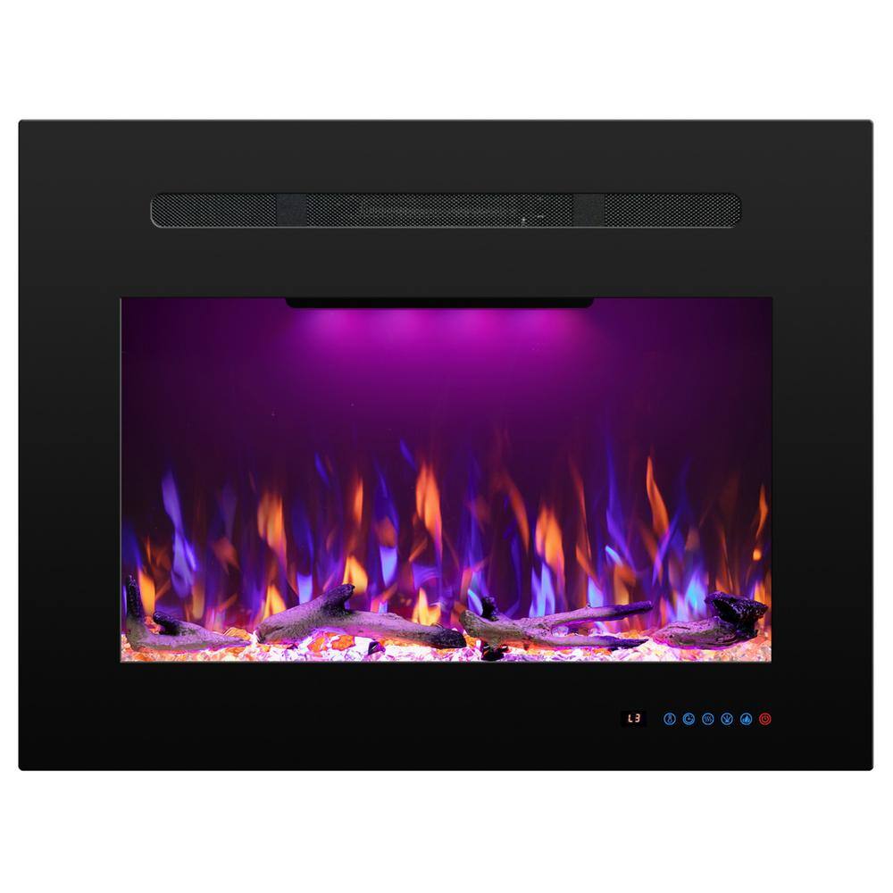 35 in. Electric Fireplace with Direct Vent, Fireplace Insert, Thermostat price history on PriceWatchPro