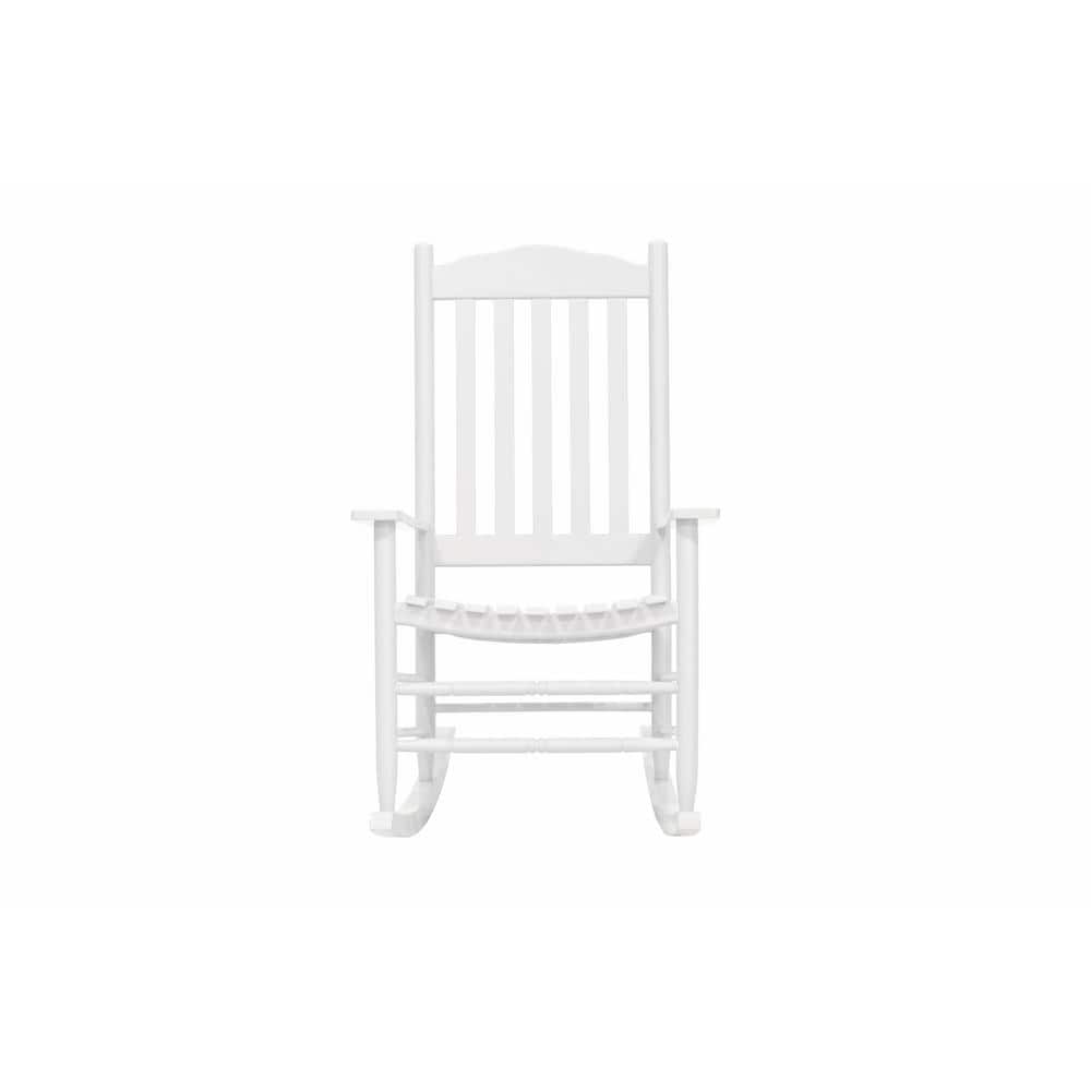 White Wood Rocking Chair