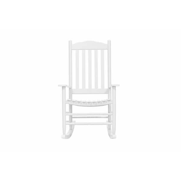Unbranded White Wood Rocking Chair