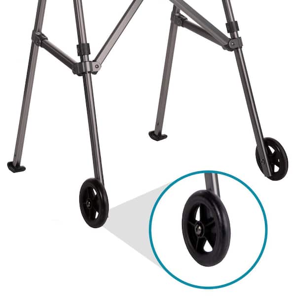 Able Life 5 in. Wheels Space Saver Walker Lite Plus