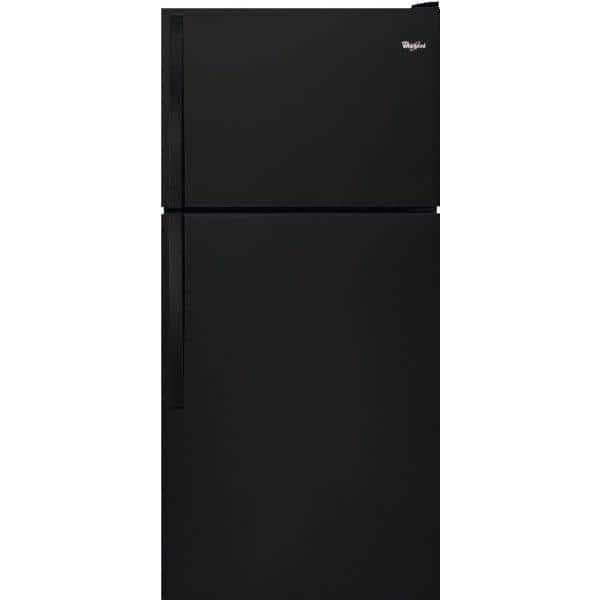 Whirlpool 30 in. 18.3 cu. ft. Top Freezer Refrigerator in Black