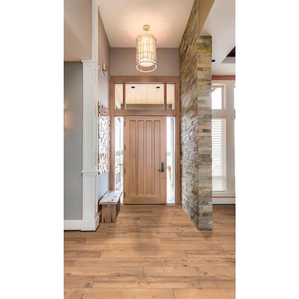 Florida Tile Home Collection Denali Sunset Brown 8 in. x 36 in. Matte Porcelain Floor and Wall Tile (367.2 sq. ft. / pallet)