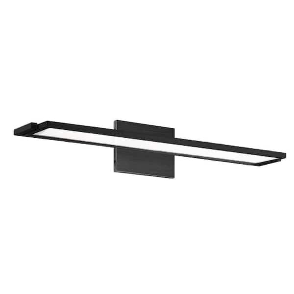 WAC Lighting Line 24 in. Black LED Vanity Light Bar and Wall Sconce, 3000K