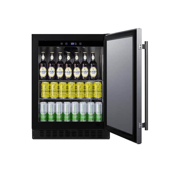 Summit Shallow Depth 24 Wide Built-In All-Refrigerator With Slide-Out –  The Wine Cooler Club