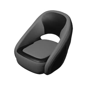 Caladesi Smooth Bucket Seat - Gray and Black