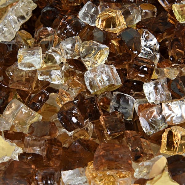 Fire Pit Essentials 10 lbs. of Dakota 1/2 in. Blended Fire Glass