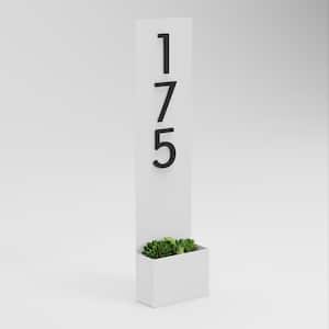 Standing Tall Rectangle Address Planter