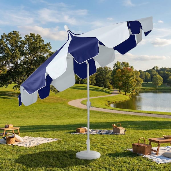 ari pagoda fringe patio umbrella Mondawe 10 ft. Pagoda Patio Umbrella with Crank Lift and Tilt Adjustable