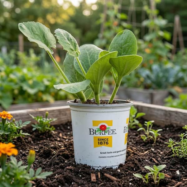 Burpee 3.5 in. Golden Squash Plant (2-Pack) SQUBRPYY0-3VB2 - The