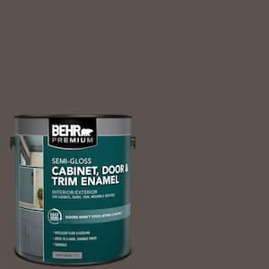 1 gal. #MQ2-54 Gardeners Soil Semi-Gloss Enamel Interior/Exterior Cabinet, Door & Trim Paint