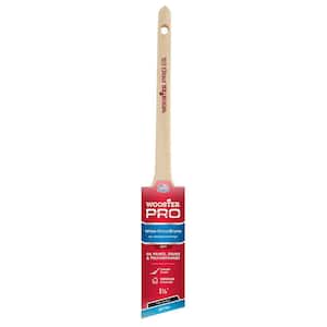 1-1/2 in. Pro White China Bristle Thin Angle Sash Brush
