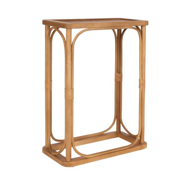 Bonaire 16 in. Natural Rectangle Natural Material End Table