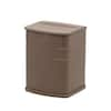 Rubbermaid 17-in L x 18-in 19-Gallon Sandstone Plastic Deck Box in