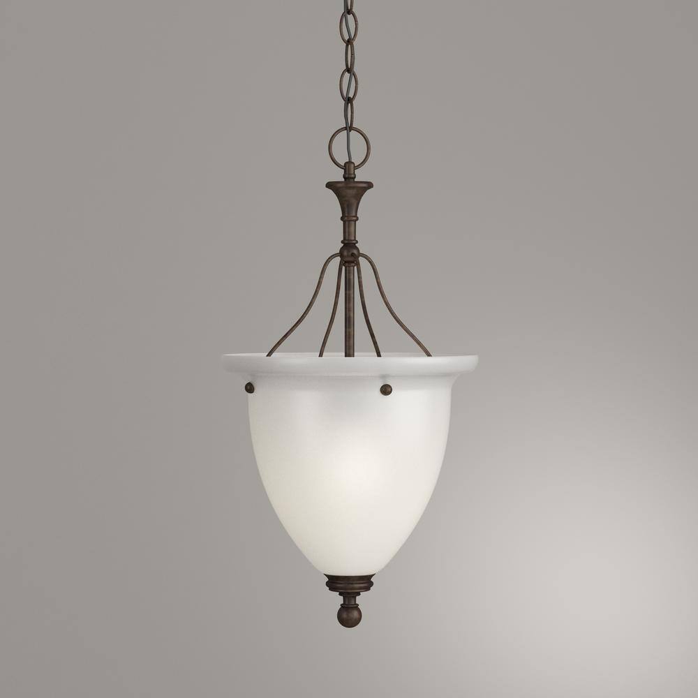 Madison Antique Bronze Glass Pendant Light