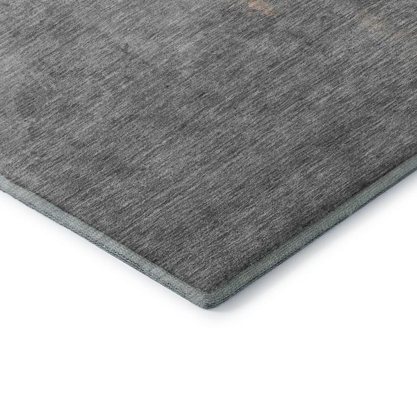 Mayfield Premium Machine Washable Abstract AMF1881 Peach 9 ft. x 12 ft. Area Rug