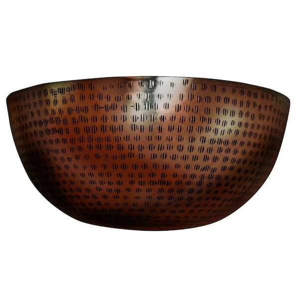 Kenroy Home Bazaar 1-Light Antique Copper Sconce