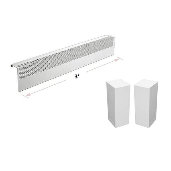 Baseboarders Basic 3-ft Hydronic Baseboard Heater Cover in the Baseboard Heater  Covers department at