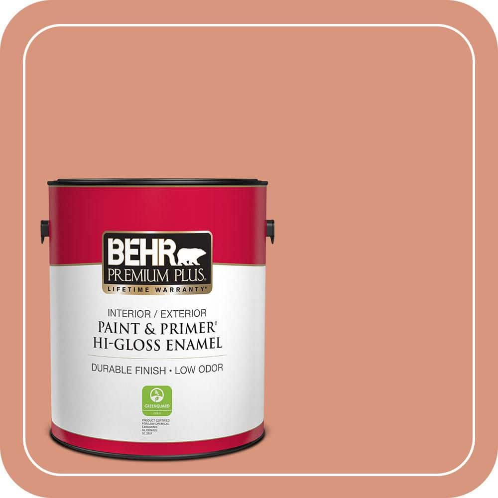 1 gal. #BIC-17 Tropical Blooms Hi-Gloss Enamel Interior/Exterior Paint & Primer price history on PriceWatchPro