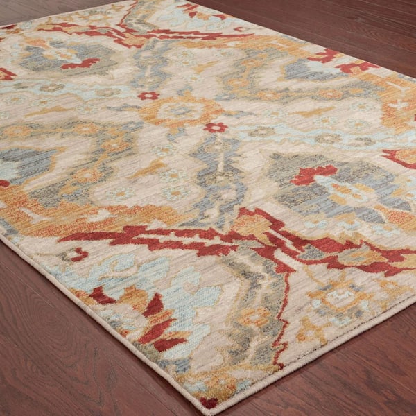 Felice Multi 10 ft. x 13 ft. Area Rug