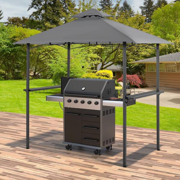 Outdoor Tent Barbecue Bbq Grill Cover Backyard Patio Deck Canopy Instant Shelter 