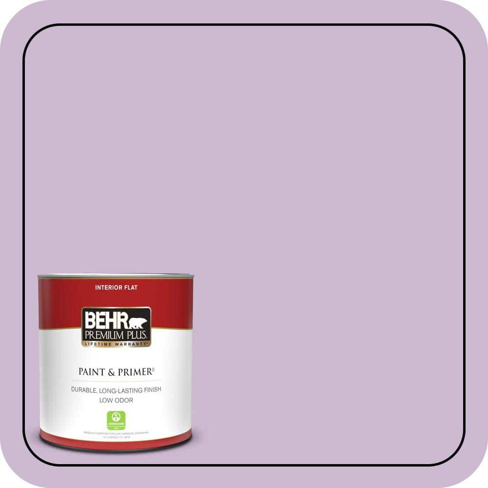 1 qt. #660C-3 Sweet Petal Flat Low Odor Interior Paint & Primer price history on PriceWatchPro