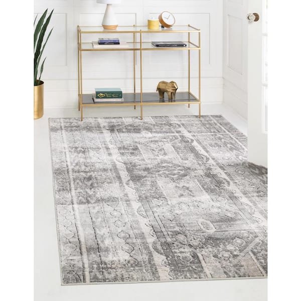 Portland Depoe Gray 10 ft. x 14 ft. Area Rug