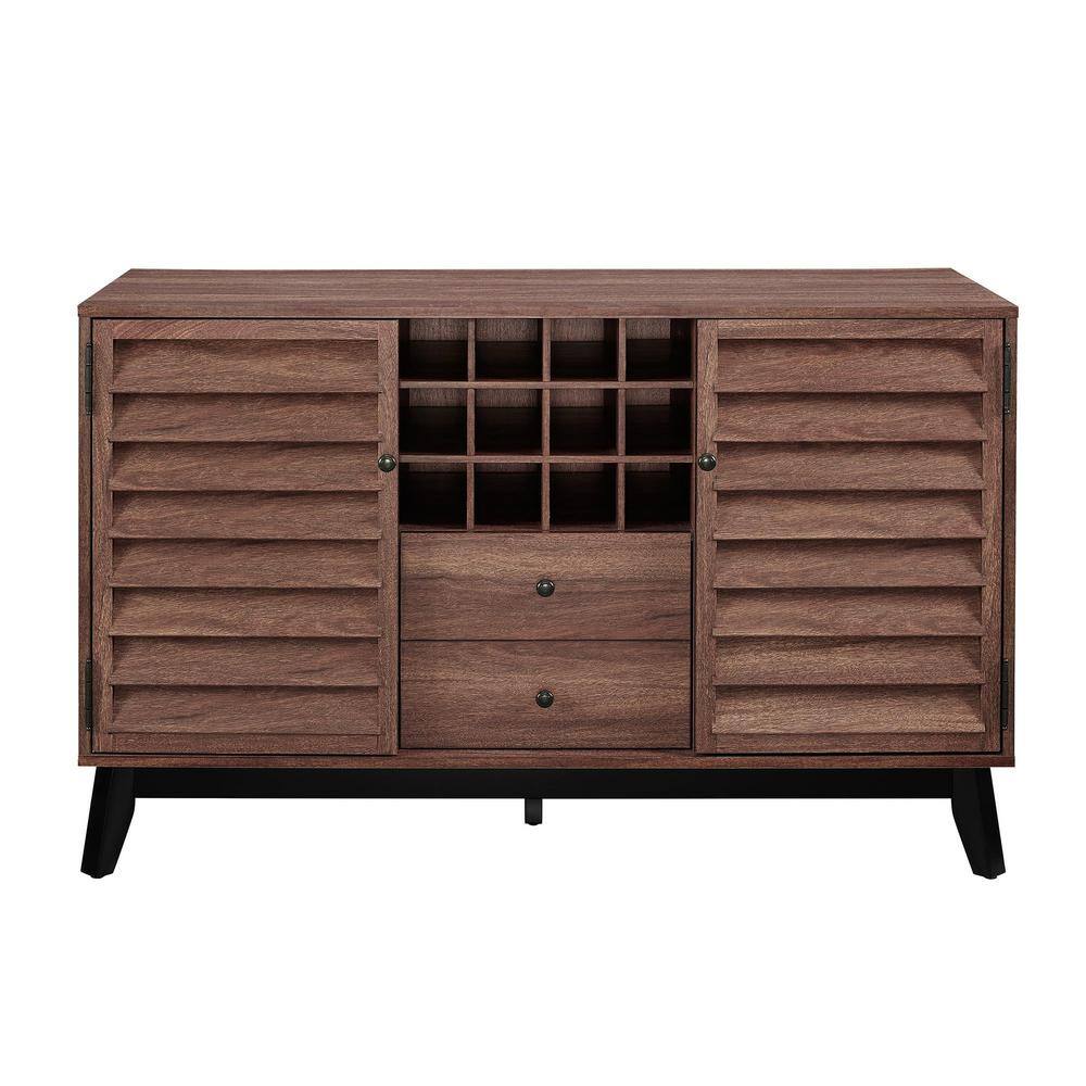 Gammon 12-Bottle Walnut Wine Cabinet