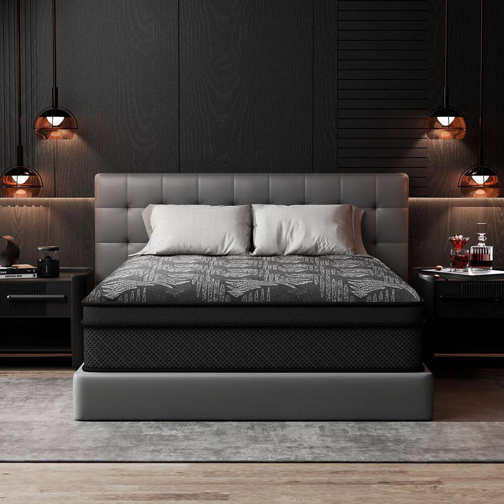 King Firm Hybrid Memory Foam 14 in. Mattress, Pressure Relief and Reinforced Edge Support price history on PriceWatchPro