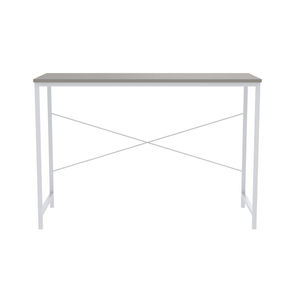 Modern Smoky Taupe Wood Writing Desk 43''