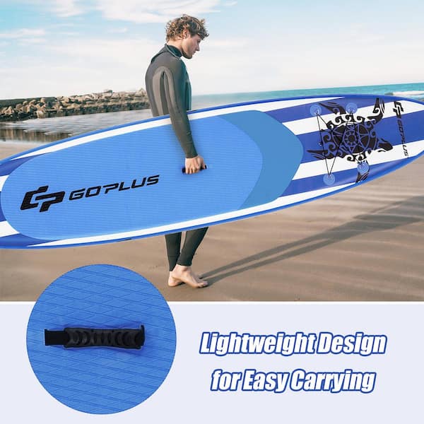 Costway 10.5 ft. Inflatable Stand Up Paddle Board SUP W