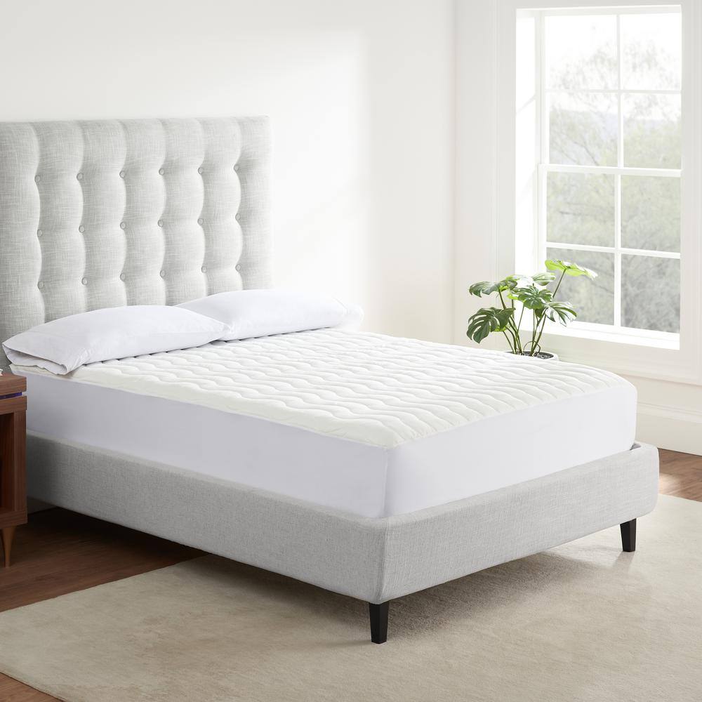Serta Air Dry Basic Comfort California King Mattress Pad in White1ZE025ACKWHT The Home Depot
