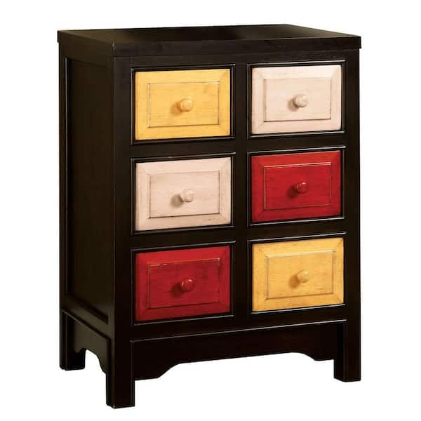 Unbranded Woodstock I Espresso 6-Drawer Chest-DISCONTINUED