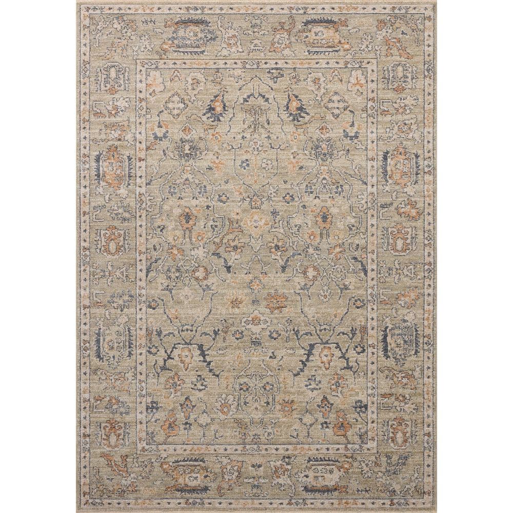Milena Sage/Multi 5 ft. 2 in. x 7 ft. 6 in. Traditional Area Rug price history on PriceWatchPro
