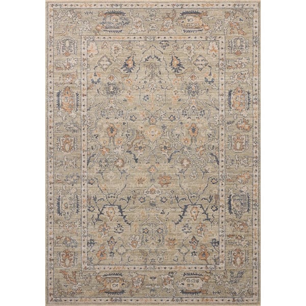 Milena Sage / Multi 7 ft. 10 in. x 10 ft. Traditional Area Rug