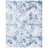 SAFAVIEH Amelia Navy/Gray 10 ft. x 14 ft. Distressed Abstract Area Rug ALA705N-10
