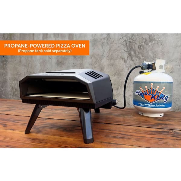 Flame King TANUR 12 in. Portable Propane Countertop Outdoor Pizza