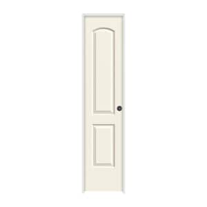18 in. x 80 in. Continental Vanilla Painted Left-Hand Smooth Molded Composite Single Prehung Interior Door