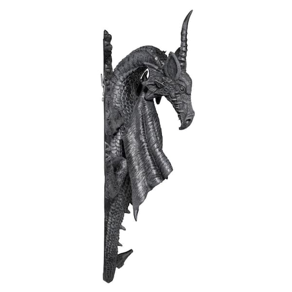 Design Toscano 13.5 in. x 7 in. Horned Dragon of Devonshire Wall