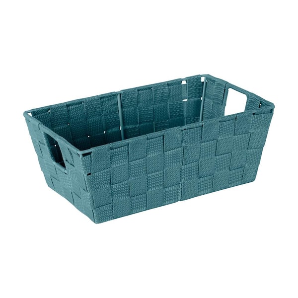 SIMPLIFY 4.5 in. x 11.4 in. x 6.49 in. Blue Fabric Closet Drawer Organizer