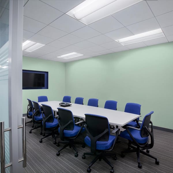 5 gal. #MQ3-49 Jade Tinge Dead Flat Interior Paint