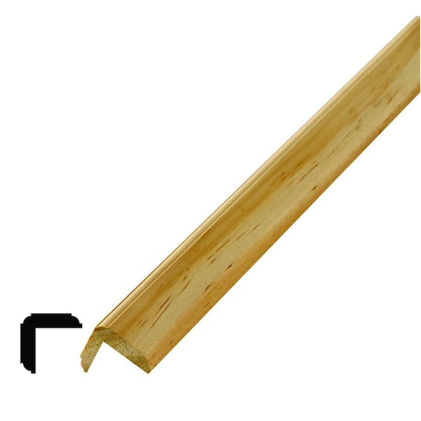 Alexandria Moulding 202 1−1/8 in. x  1−1/8 in. Unfinished Solid Pine Corner Moulding (Sold by Linear Foot)