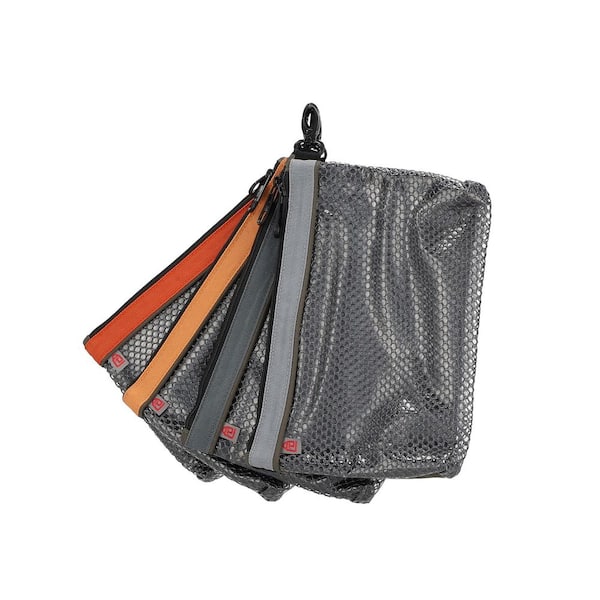 10.75 in. Small Multi Nylon Tool Pouch with Pen Knife Pliers Screwdriver Wrench Utility Knife Holder