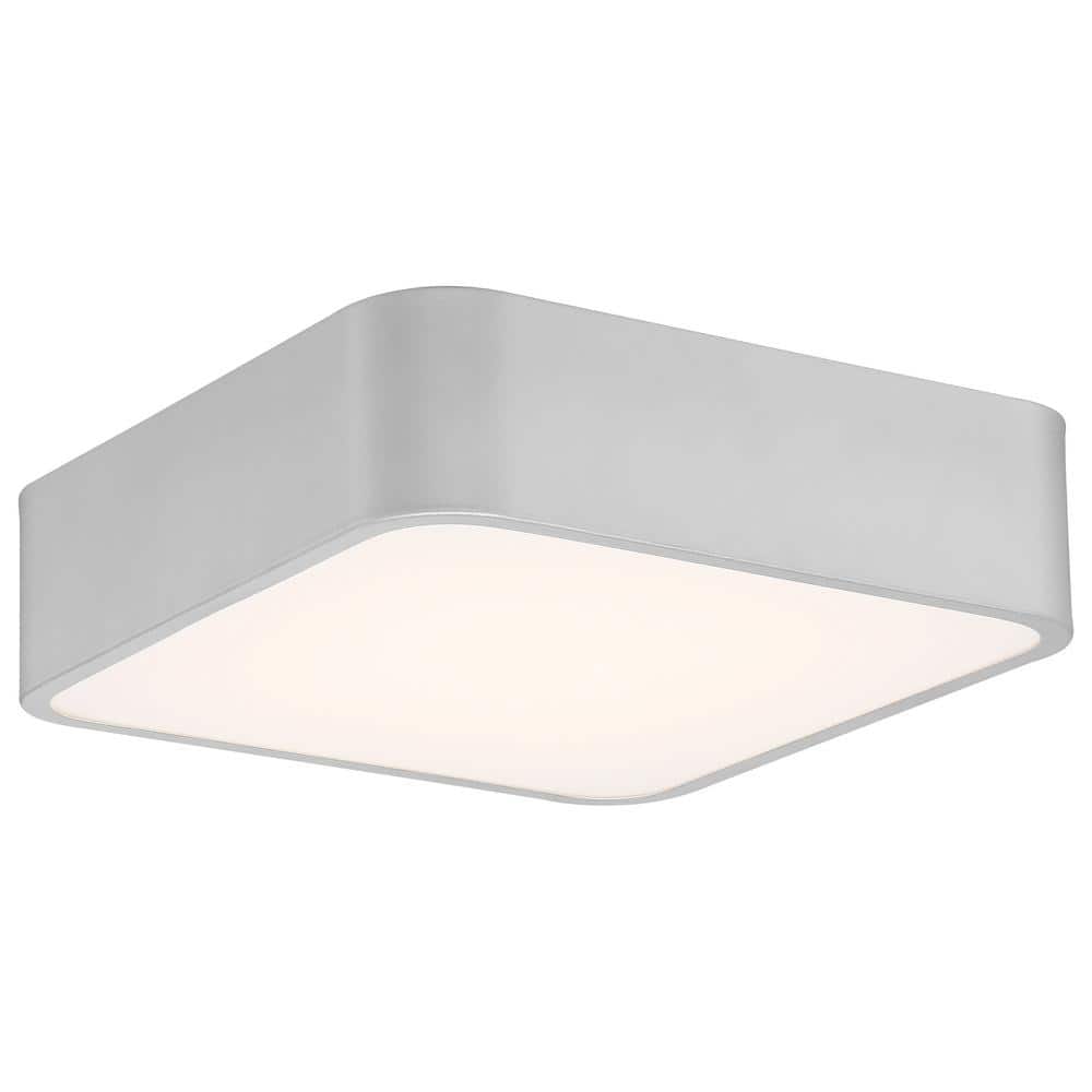 Granada Satin Finish 12" Square LED Flush Mount Ceiling Light