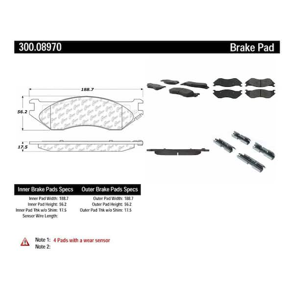 Centric Parts Disc Brake Pad Set