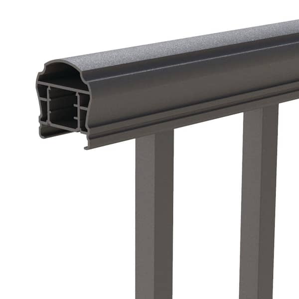 Barrette Outdoor Living VersaRail Cambridge 8 ft. x 36 in. Matte Bronze Aluminum Decorative Rail Level Kit
