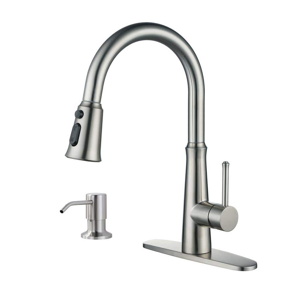AVITAS Single Handle Pull Down Sprayer Kitchen Faucet with