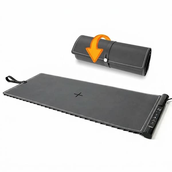 Extra Large 39 x 16 in. Silicone Food Warming Mat 7-Temperature Levels 8-Hour Timer for Buffet Party