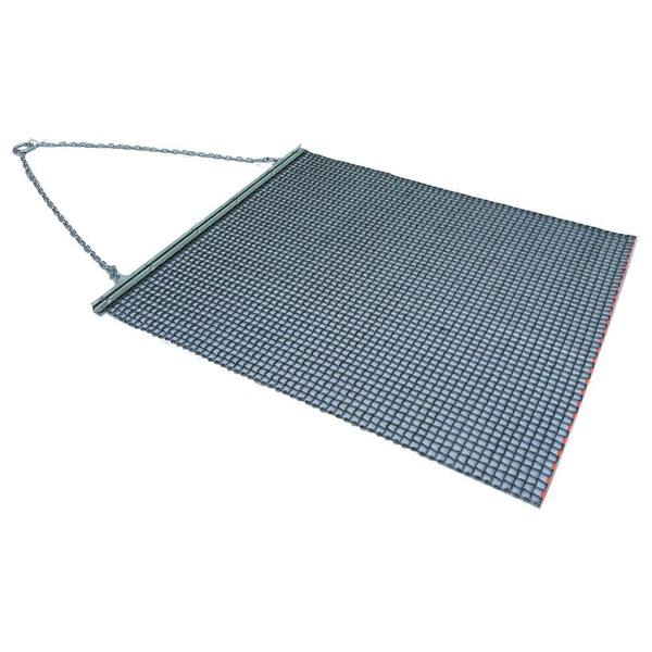 YARD TUFF 8 in. Zinc Plated Field Surface Leveling Drag Mat