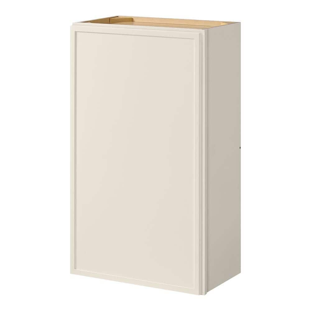 Leyton 21 in. W x 12 in. D x 36 in. H Ready to Assemble Plywood Slim Shaker Wall Kitchen Cabinet in Antique White price history on PriceWatchPro
